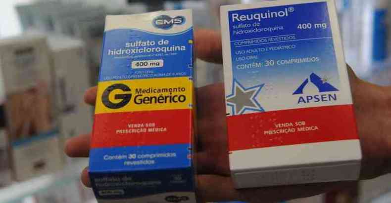 Presidentes de Brasil e EUA defendem o uso do medicamento(foto: Juarez Rodrigues/EM/D.A Press)