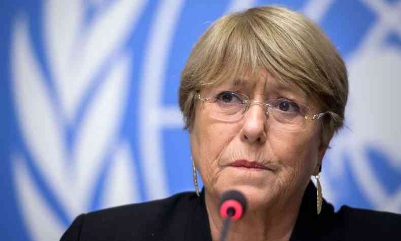 Michelle Bachelet condena violncia nos protestos na Bolvia (foto: Fabrice Coffrini/AFP)