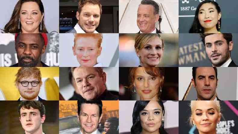 Todas estas celebridades estiveram na Austrlia no ano passado(foto: Reuters/Getty Images/EPA/BBC)
