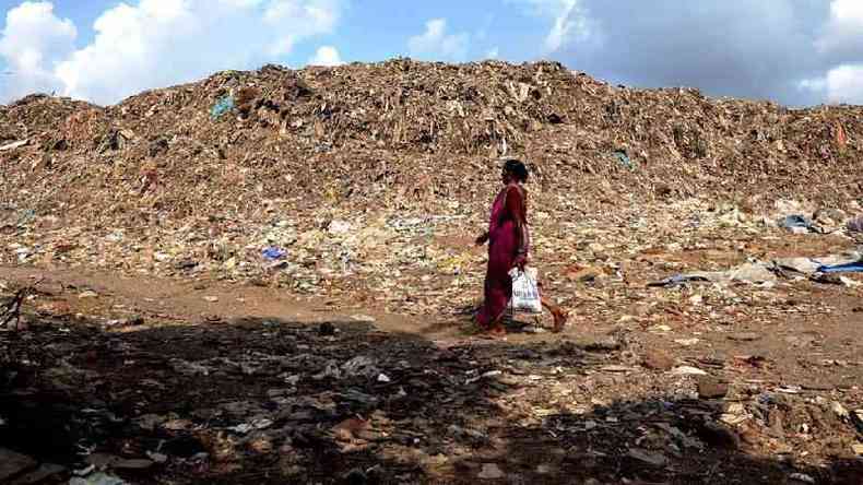 The Deonar dumping ground in suburban Mumbai.