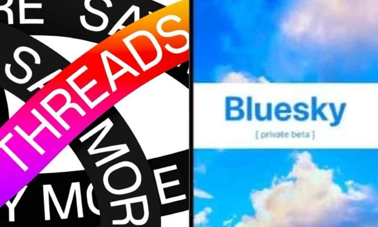 Logos Threads e BlueSky