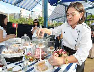 Evento foi idealizado pela chef Ins Chaves(foto: Marcos Vieira/EM/D.A Press)