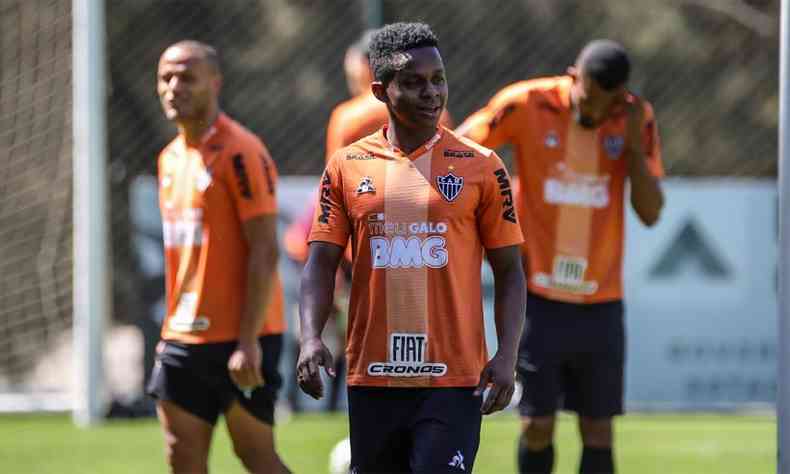 Cazares participou da partida do Atltico contra o Botafogo no Rio de Janeiro nesse domingo(foto: Bruno Cantini / Atltico )