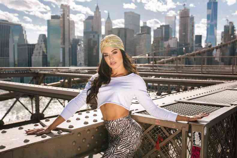Aline Riscado estrela nova campanha da marca em NY  Foto: DLK Modas