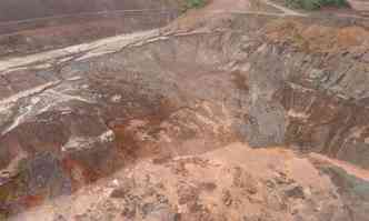 rea das barragens do Germano e Fundo, que pertencem ao complexo(foto: Corpo de Bombeiros/Divulgao - 27/01/2016 )