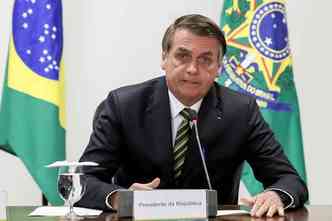 Jair Bolsonaro, presidente da Repblica do Brasil (foto: AFP PHOTO / MARCOS CORREA )