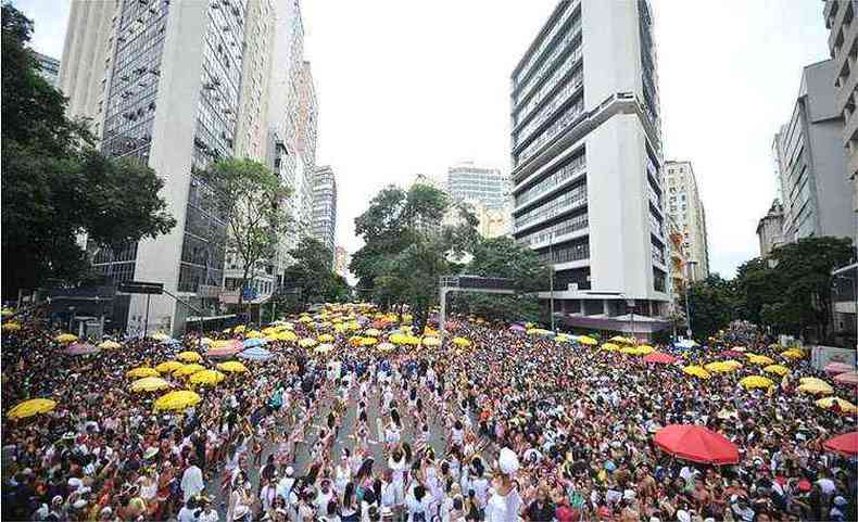 Carnaval de rua de Belo Horizonte  um dos maiores do Brasil(foto: Alexandre Guzanshe/EM/D.A Press)