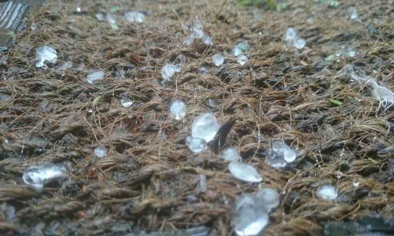 Chuva de granizo tambm  esperada na Regio da Pampulha e Noroeste de BH(foto: Ricardo Vasconcelos/ Divulgao )