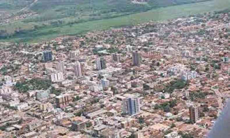 Vista parcial da cidade de Una