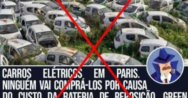 A foto de veículos abandonados não mostra um cemitério de carros elétricos na França - Internacional - Vimarsana News