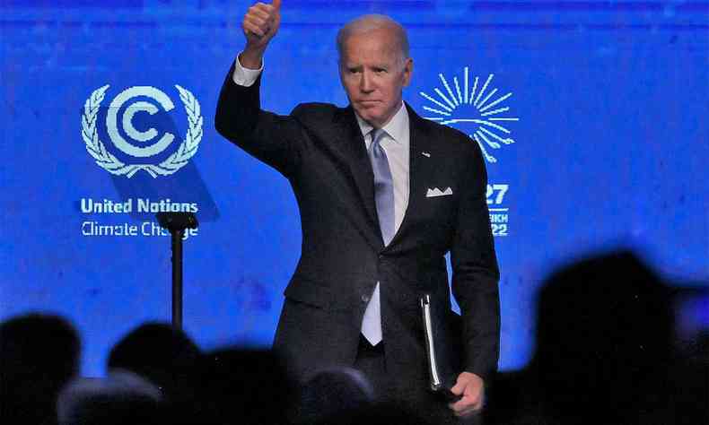 Joe Biden, presidente dos Estados Unidos, na COP27