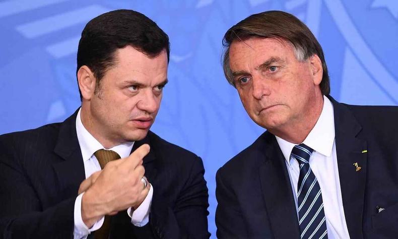 Anderson Torres e Jair Bolsonaro