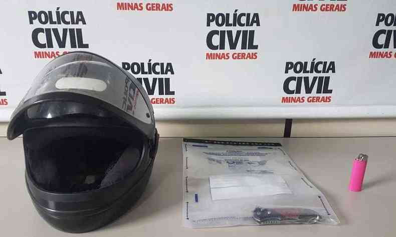 Material usado no crime foi apreendido (foto: Polcia Civil/Divulgao)