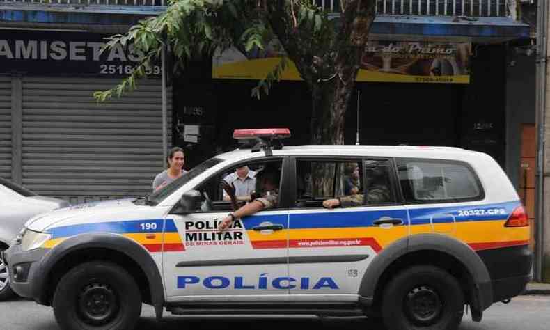 Viatura da Policia Militar (foto: Juarez Rodrigues/EM/D.A Press)