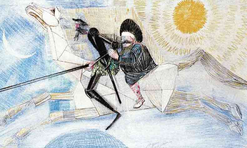 Filho de Portinari diz que ilustrar 'Dom Quixote' foi momento de 'ternura, alvio, diverso e leveza' para o pintor, que estava doente e melanclico na poca 