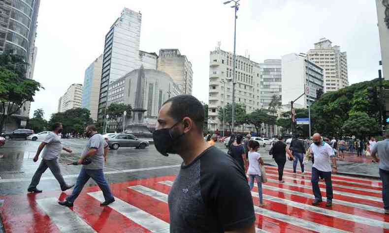 Brasileiros eram otimistas sobre pandemia(foto: Alexandre Guzanshe/EM/D.A Press)