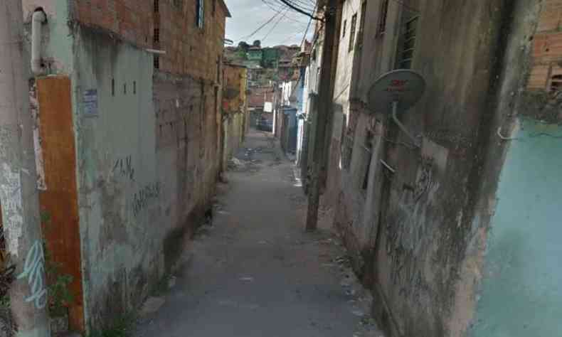 Rua Conde Bonfim, no Bairro Recanto da Pampulha, nas proximidades do Zoolgico de BH(foto: Reproduo/Google Street View)