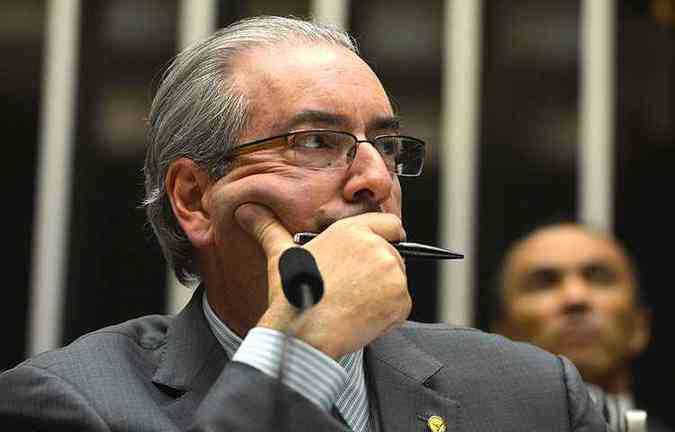 Eduardo Cunha  ru na Operao Lava-Jato por corrupo e lavagem de dinheiro(foto: Valter Campanato/Agncia Brasil )