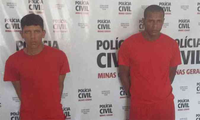 Nivaldo Domingos da Silva (esq) e Edicarlos Alves de Souza (Dir) esto entre os condenados pelo crime(foto: Polcia Civil / Divulgao)