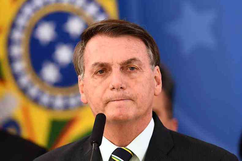 Partido acusa Bolsonaro de intervir na troca de comando da PF para obter 'blindagem' a membros do seu crculo ntimo(foto: EVARISTO S / AFP)