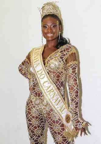 Renata foi escolhida rainha do carnaval de Belo Horizonte por trs anos(foto: Arquivo Pessoal)