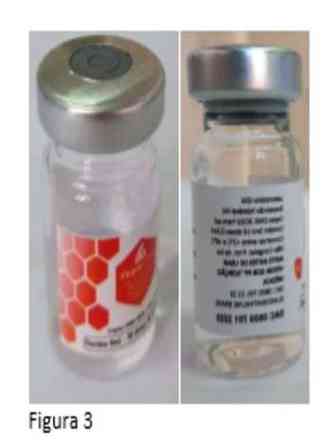 Dose falsificada da vacina contra a gripe(foto: Divulgao/Anvisa)