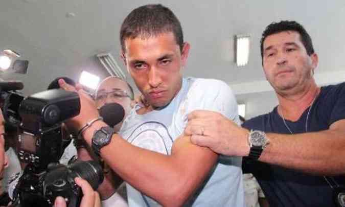 Jonathan Lopes de Santana, de 23 anos, foi preso na manh dessa quarta-feira(foto: Daniel Carvalho/Mogi News)
