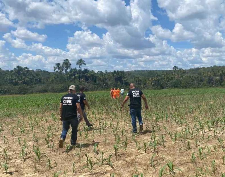 operao para localizar corpo da vtima
