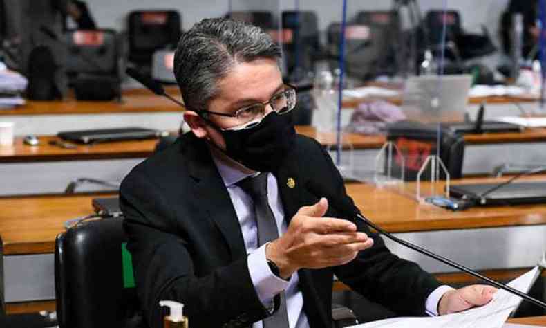 Alessandro Vieira se coloca contra o atual procurador-geral da Repblica, Augusto Aras(foto: Roque de S/Senado Federal)