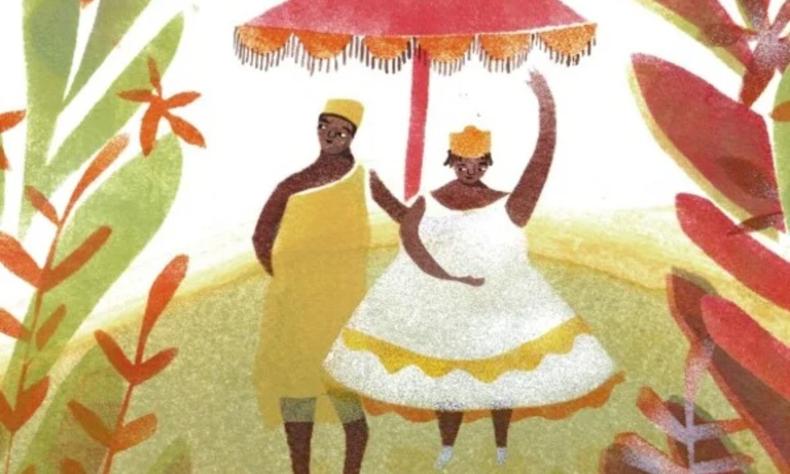 'Akenda Mbani': verso ilustrada  lanada