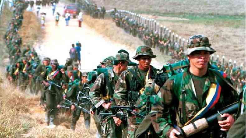 A guerra contra as gerrilhas na Colmbia deixou um total de 262 mil mortos(foto: Reuters)