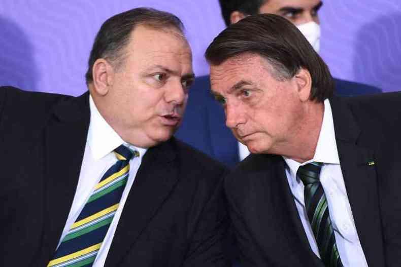 Pazuello e Bolsonaro aprontaram em Manaus (AM)(foto: Evaristo Sá/AFP) Pazuello e Bolsonaro aprontaram em Manaus (AM)(foto: Evaristo Sá/AFP)