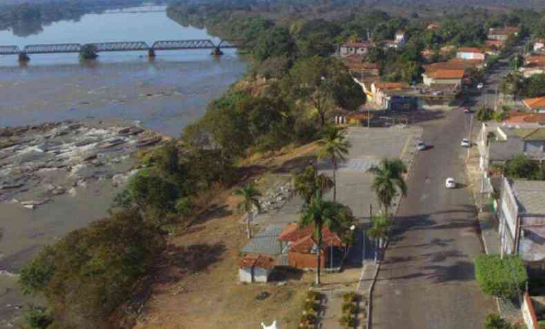 Vista area de Buritizeiro