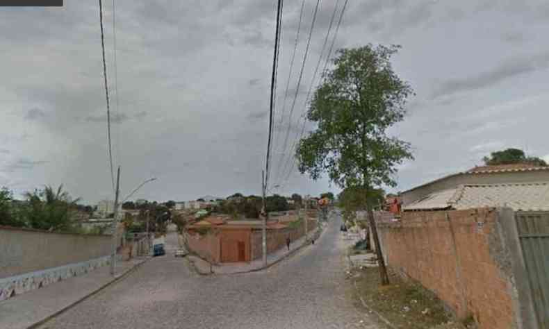 Na foto, imagem do bairro Sossego(foto: Google Street View/ Reproduo)
