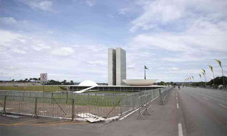 Esplanada dos Ministrios fechada para a posse de Jair Bolsonaro, na prxima tera-feira (1)(foto: Jos Cruz/Agncia Brasil)