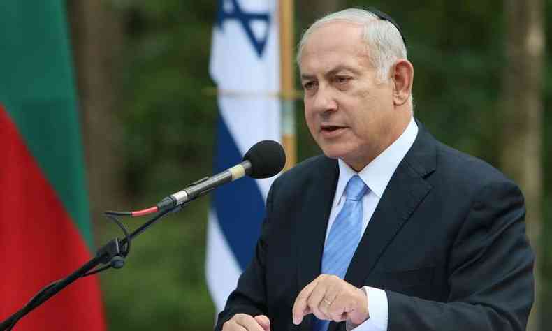 O primeiro-ministro de Israel Benjamin Netanyahu (foto: PETRAS MALUKAS)