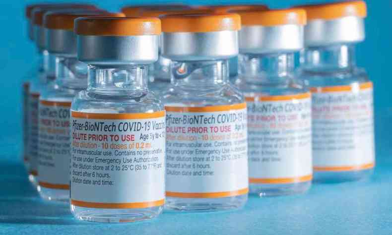Doses de vacina contra o coronavrus