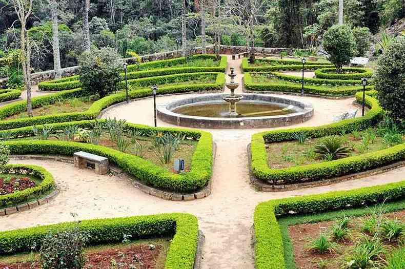Imperador dom Pedro II foi um dos visitantes dos jardins do Caraa (foto: Marcos Michelin/EM/D.A Press)