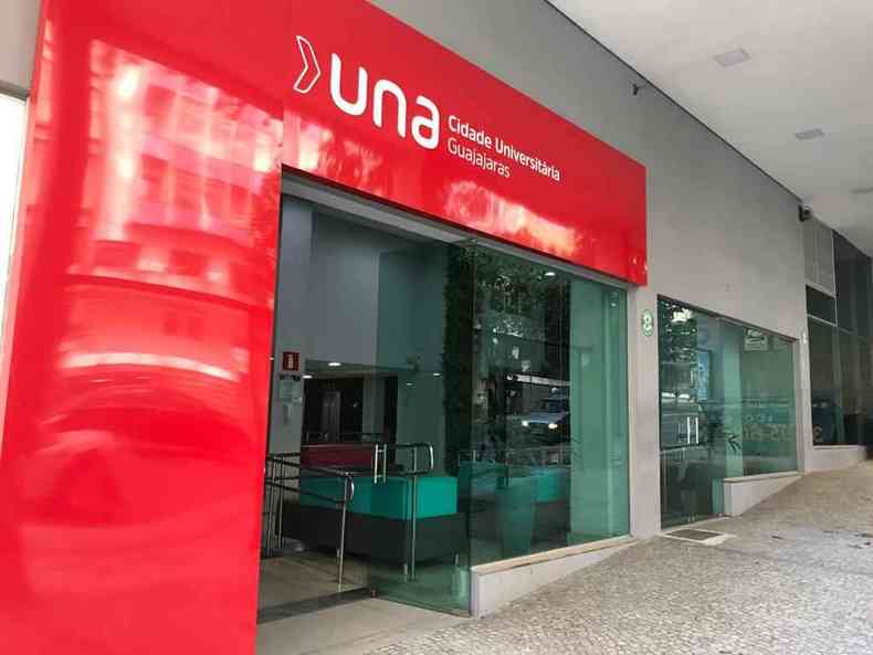 Fachada da UNA Cidade Universitria Guajajaras, localizada no centro de Belo Horizonte(foto: UNA/Divulgao)