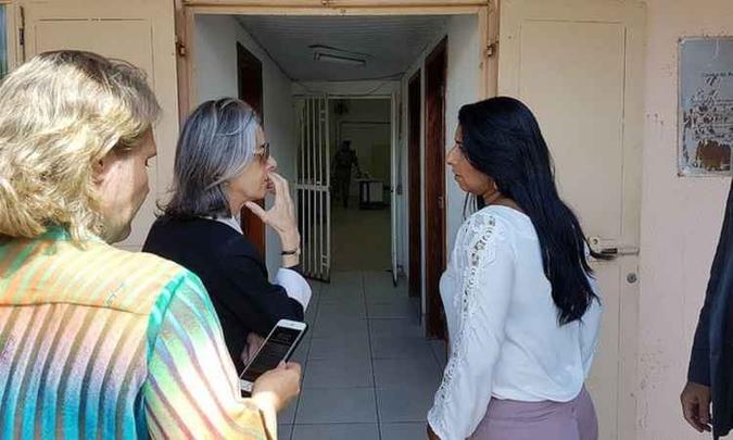 A ministra visitou o centro de referência à gestante privada de liberdade na quinta-feira(foto: Regina Bandeira / Agência CNJ) A ministra visitou o centro de referência à gestante privada de liberdade na quinta-feira(foto: Regina Bandeira / Agência CNJ)