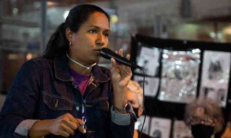 Indira Xavier, pr-candidata da Unidade Popular ao governo de Minas