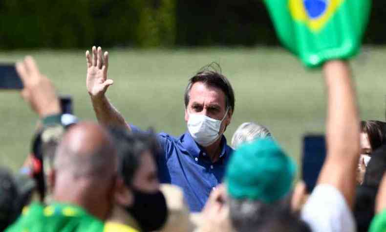 Na semana passada, deputados assumiram tom crtico ao presidente Jair Bolsonaro, devido ao avano da pandemia no pas(foto: Evaristo S/AFP)