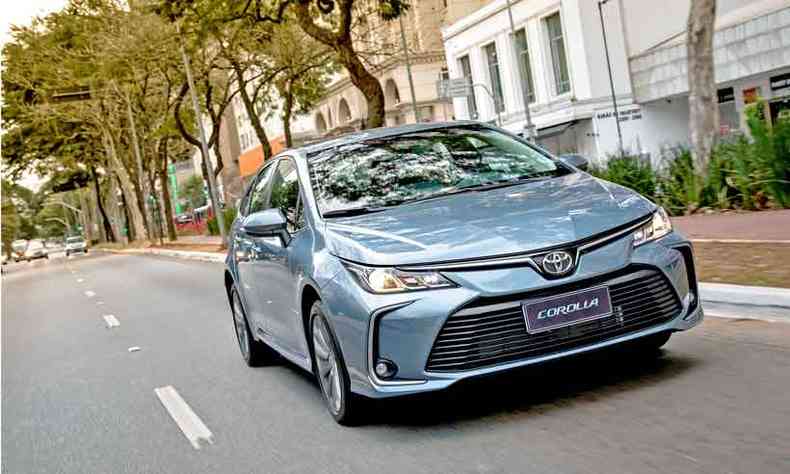 Toyota Corolla foi o que mais se destacou entre os modelos com preos at R$ 120 mil(foto: toyota/divulgao)