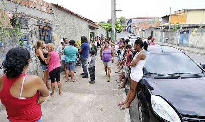 Mroadores saram para rua para dar apoio a famlia da vtima(foto: Juarez Rodrigues/EM/D.A.Press)