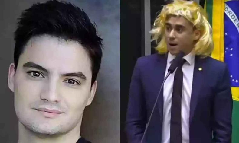Montagem com felipe neto e nikolas ferreira
