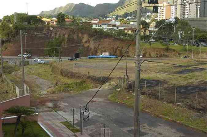 Trecho da Rua Musas, no Santa Lcia, vendida  iniciativa privada(foto: Paulo Filgueiras/EM/D.A Press)