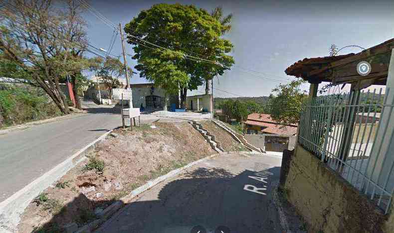 Jovem foi assassinado no Bairro Serra Dourada, em Vespasiano, prximo a uma barbearia(foto: GOOGLE MAPS)