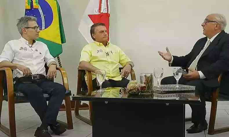 Bolsonaro concede entrevista  TV Alterosa