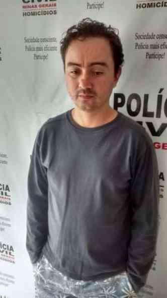 Daniel Luiz Cordeiro foi preso em casa nesta segunda-feira(foto: Polcia Civil/Divulgao )
