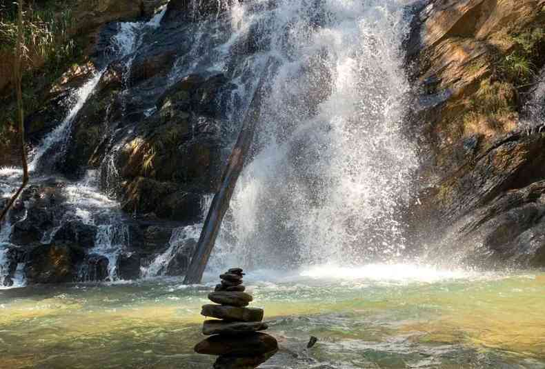 Cachoeiras e contato com a natureza confirmam a vocao de Nova Lima para o turismo ecolgico(foto: Igor Sales/Agncia Trilhei)